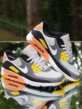 Nike Air Max 90 Golf Smoke Grey Black Orange